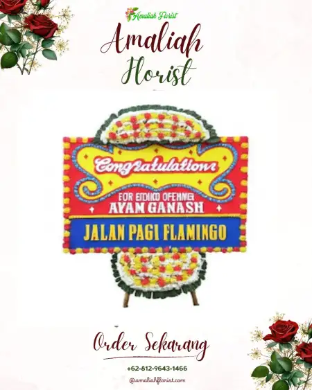 Sewa Papan Bunga Kwagean